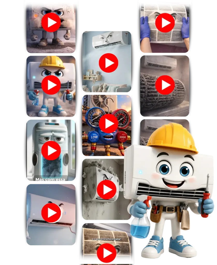 Kit de mídias para Técnicos em Ar Condicionado